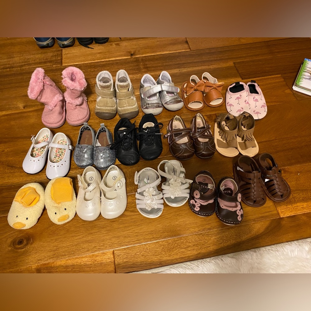 Baby girl shoes size 3 puma